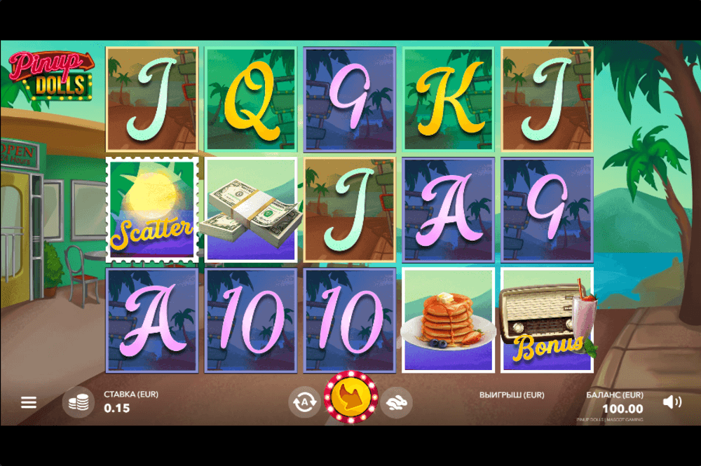 Скриншот игры Pin Up Dolls